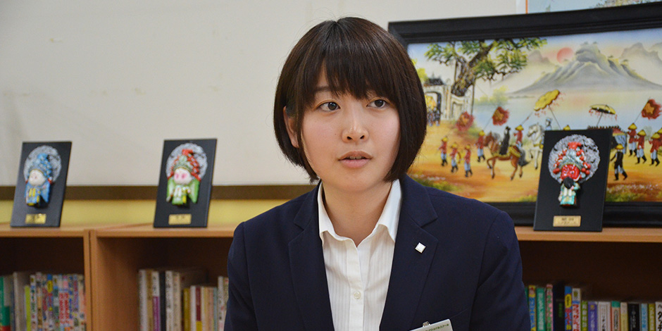 速水 先生 インタビューの様子2